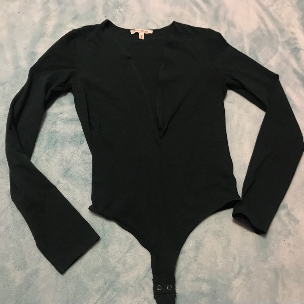 Express Jade Green Bodysuit